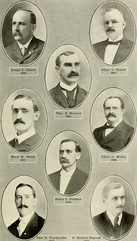 An illustration from Freemasonry in Northumberland, 1911, leaf 428