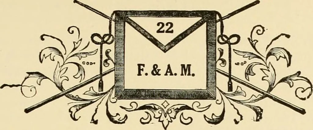 An illustration from Freemasonry in Northumberland, 1911, leaf 8