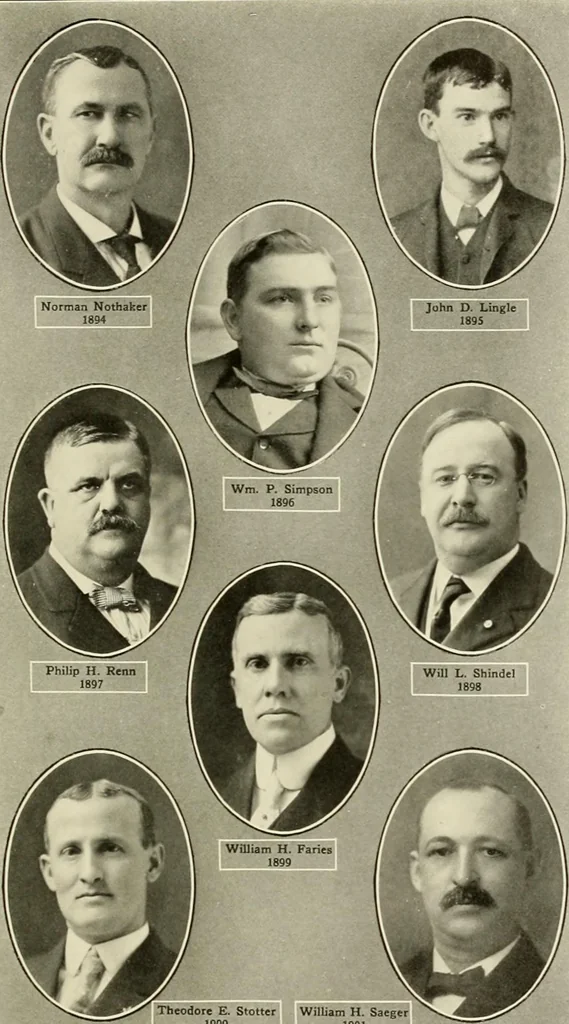 An illustration from Freemasonry in Northumberland, 1911, leaf 84