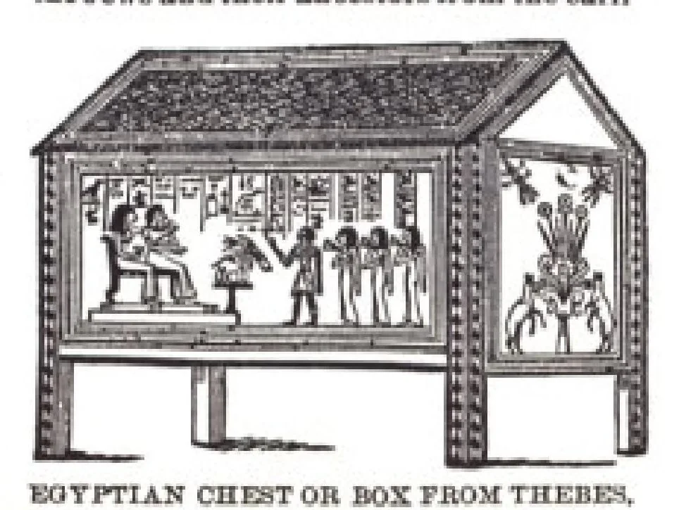 An illustration from FREEMASONS BIBLE, 1611, leaf 906
