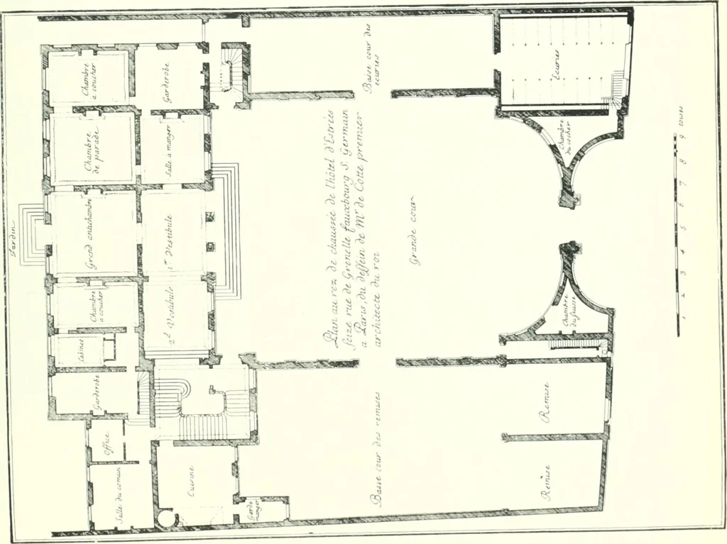 An illustration from A history of French architecture from the death of Mazarin till the death of Louis XV, 1661-1774, 1921, leaf 101
