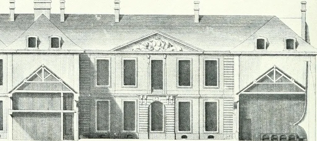 An illustration from A history of French architecture from the death of Mazarin till the death of Louis XV, 1661-1774, 1921, leaf 102
