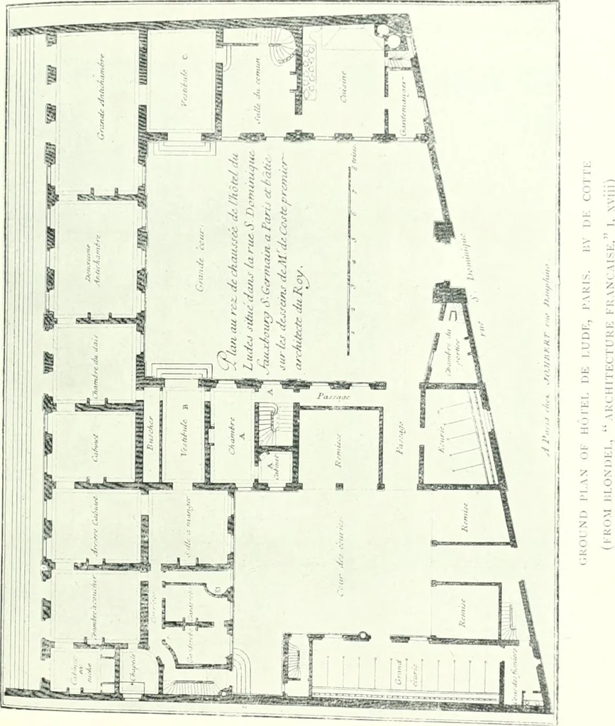 An illustration from A history of French architecture from the death of Mazarin till the death of Louis XV, 1661-1774, 1921, leaf 103