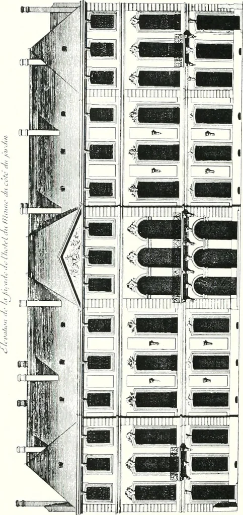 An illustration from A history of French architecture from the death of Mazarin till the death of Louis XV, 1661-1774, 1921, leaf 108