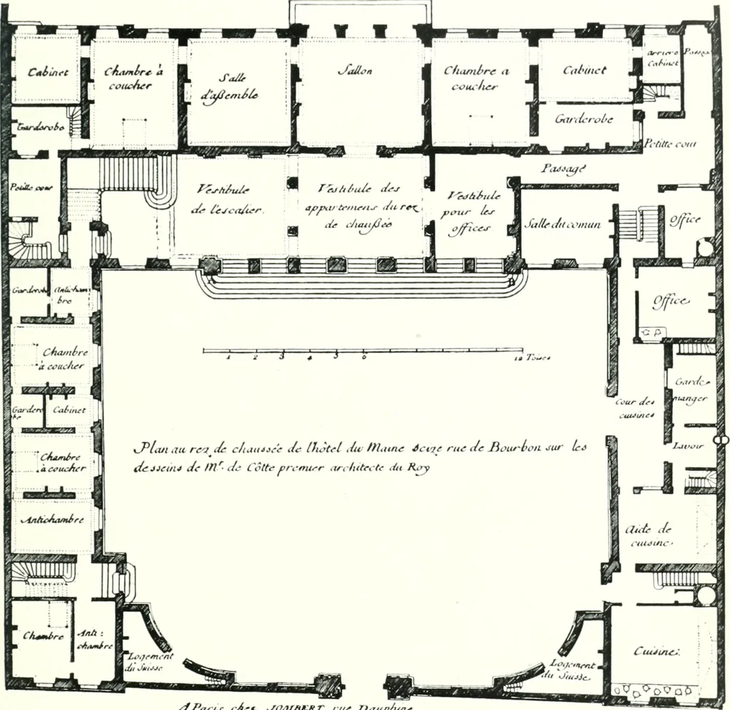 An illustration from A history of French architecture from the death of Mazarin till the death of Louis XV, 1661-1774, 1921, leaf 109