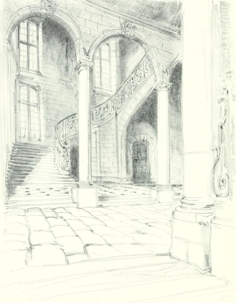An illustration from A history of French architecture from the death of Mazarin till the death of Louis XV, 1661-1774, 1921, leaf 118