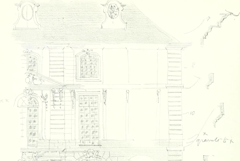 An illustration from A history of French architecture from the death of Mazarin till the death of Louis XV, 1661-1774, 1921, leaf 122