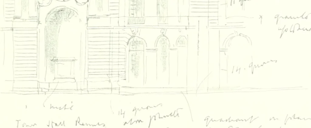An illustration from A history of French architecture from the death of Mazarin till the death of Louis XV, 1661-1774, 1921, leaf 123