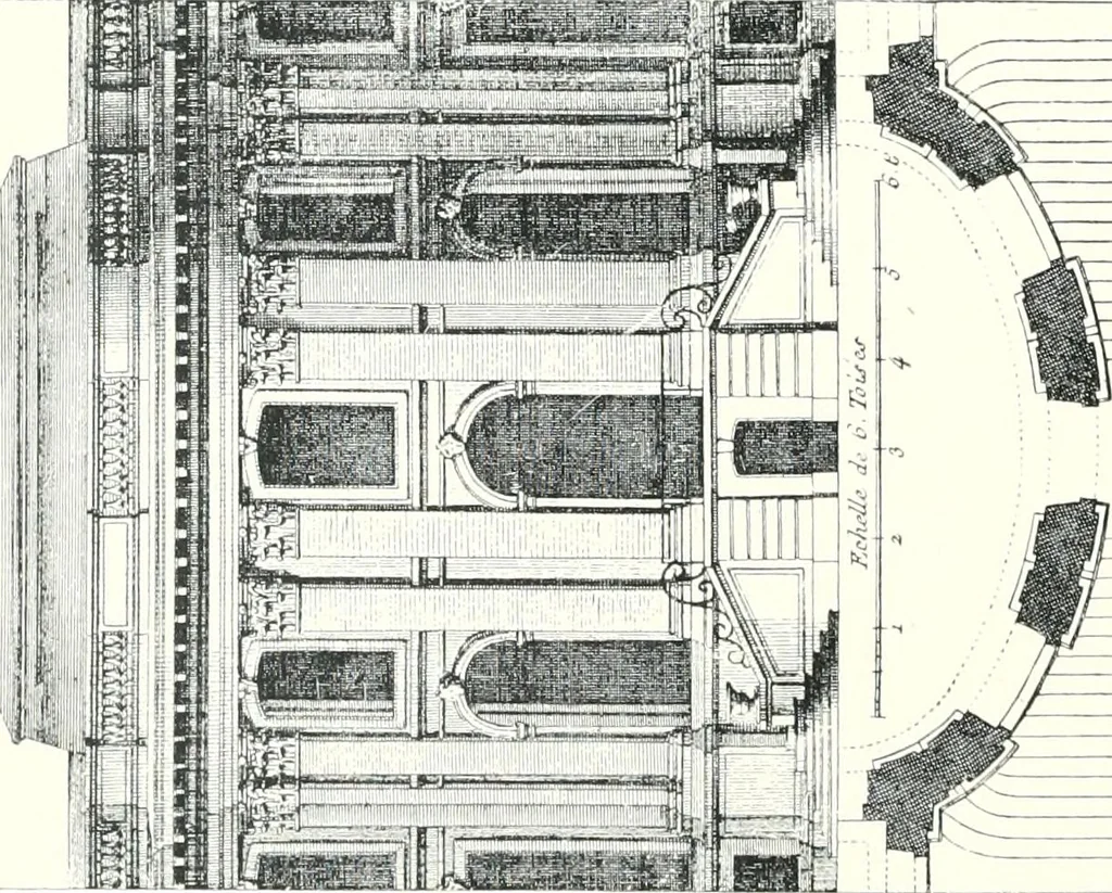 An illustration from A history of French architecture from the death of Mazarin till the death of Louis XV, 1661-1774, 1921, leaf 150