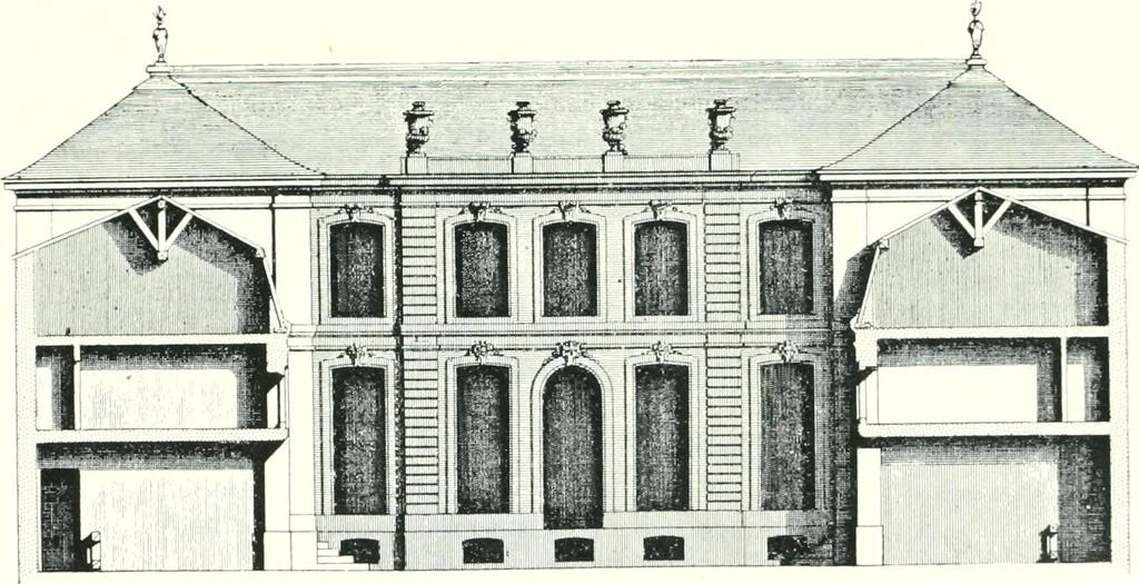 An illustration from A history of French architecture from the death of Mazarin till the death of Louis XV, 1661-1774, 1921, leaf 159