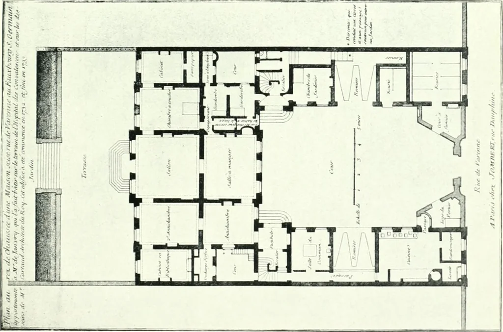 An illustration from A history of French architecture from the death of Mazarin till the death of Louis XV, 1661-1774, 1921, leaf 161