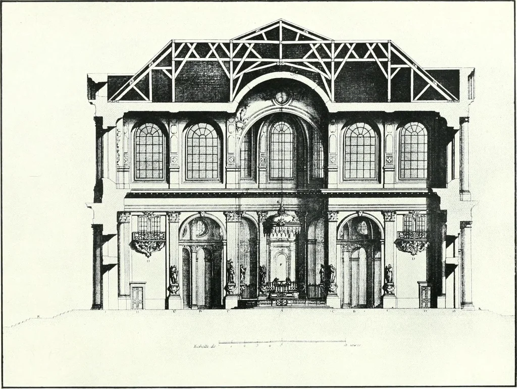 An illustration from A history of French architecture from the death of Mazarin till the death of Louis XV, 1661-1774, 1921, leaf 172