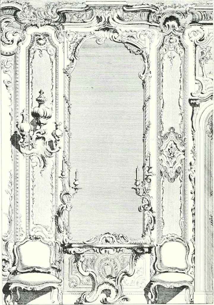 An illustration from A history of French architecture from the death of Mazarin till the death of Louis XV, 1661-1774, 1921, leaf 174