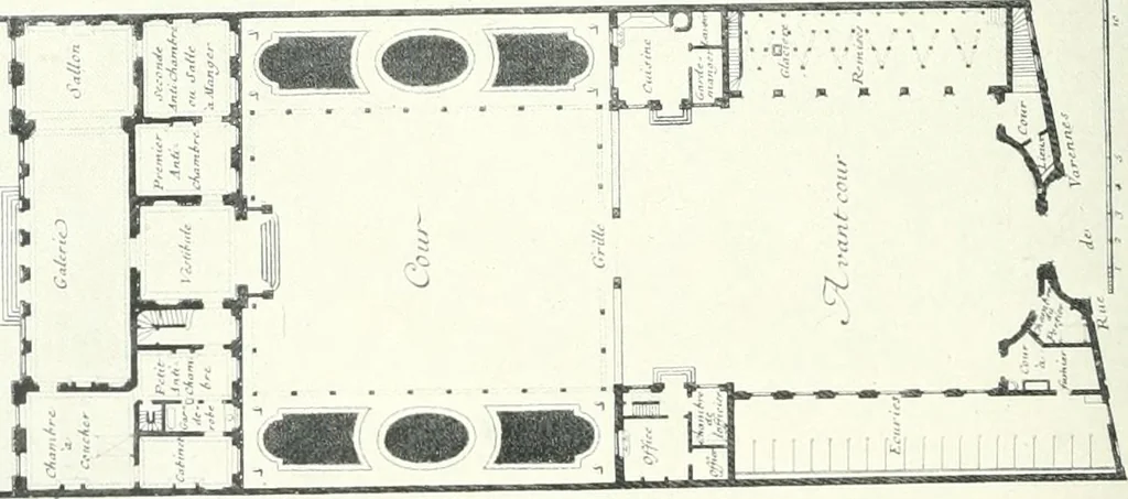 An illustration from A history of French architecture from the death of Mazarin till the death of Louis XV, 1661-1774, 1921, leaf 188