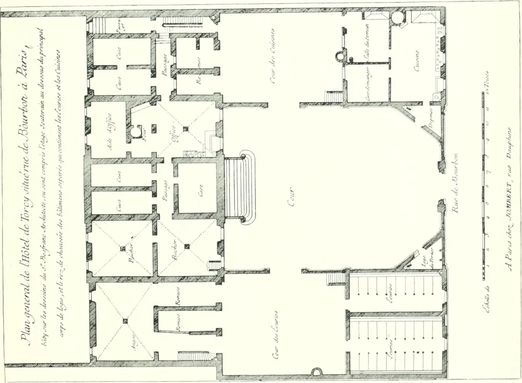 An illustration from A history of French architecture from the death of Mazarin till the death of Louis XV, 1661-1774, 1921, leaf 195
