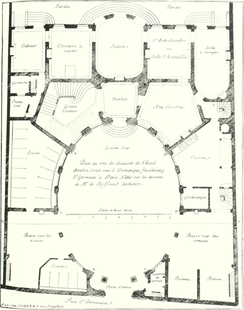An illustration from A history of French architecture from the death of Mazarin till the death of Louis XV, 1661-1774, 1921, leaf 197