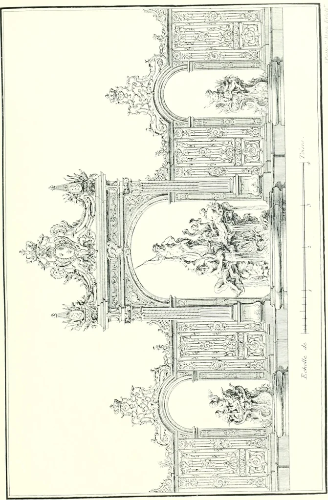 An illustration from A history of French architecture from the death of Mazarin till the death of Louis XV, 1661-1774, 1921, leaf 217