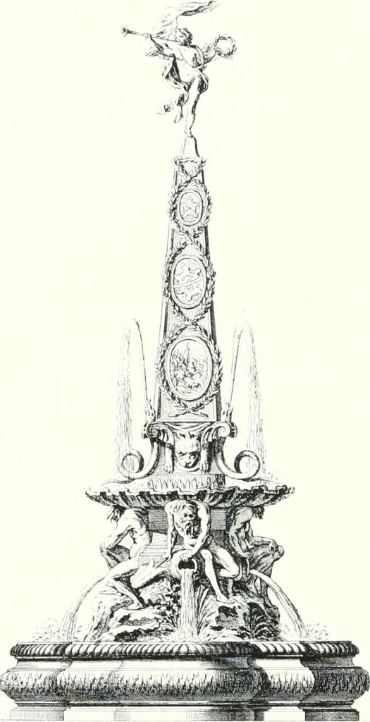 An illustration from A history of French architecture from the death of Mazarin till the death of Louis XV, 1661-1774, 1921, leaf 218