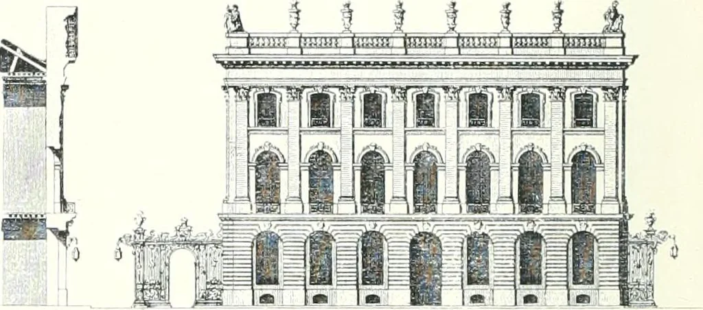 An illustration from A history of French architecture from the death of Mazarin till the death of Louis XV, 1661-1774, 1921, leaf 226