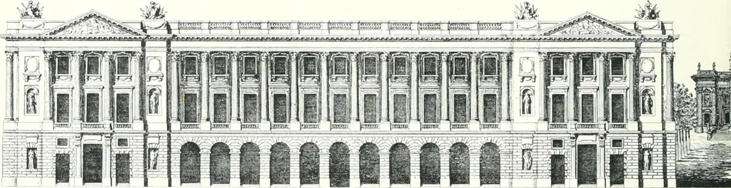An illustration from A history of French architecture from the death of Mazarin till the death of Louis XV, 1661-1774, 1921, leaf 232