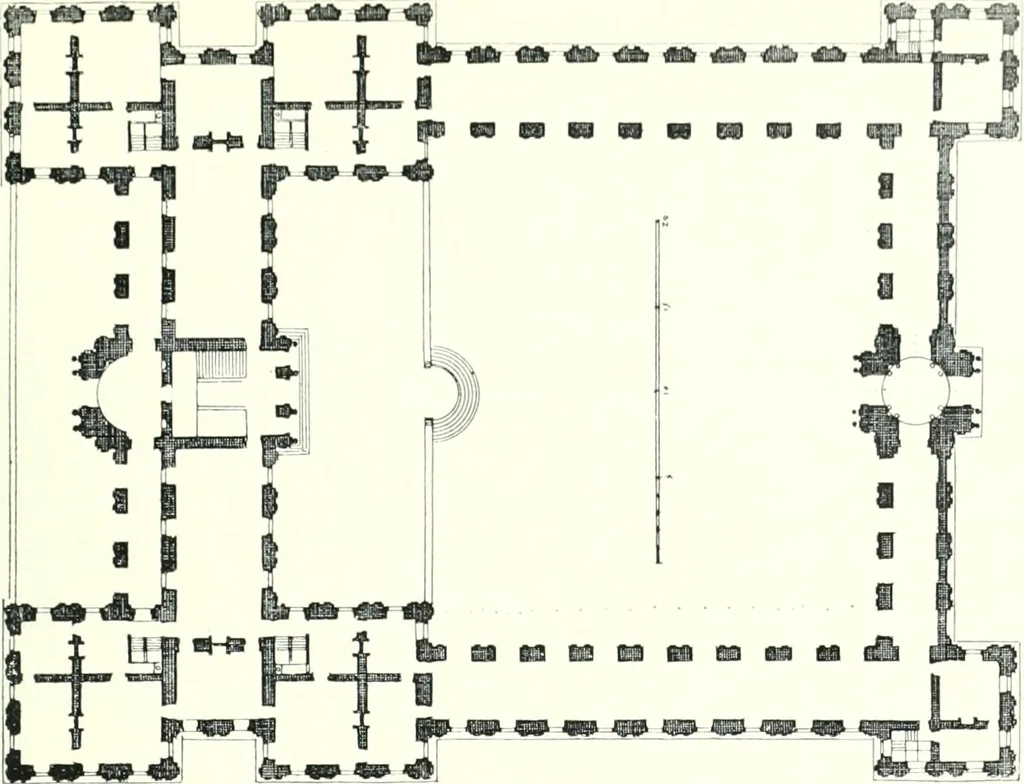 An illustration from A history of French architecture from the death of Mazarin till the death of Louis XV, 1661-1774, 1921, leaf 25