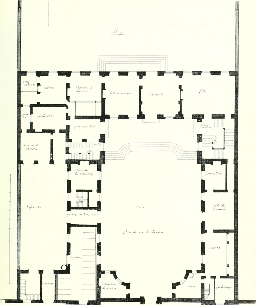An illustration from A history of French architecture from the death of Mazarin till the death of Louis XV, 1661-1774, 1921, leaf 27