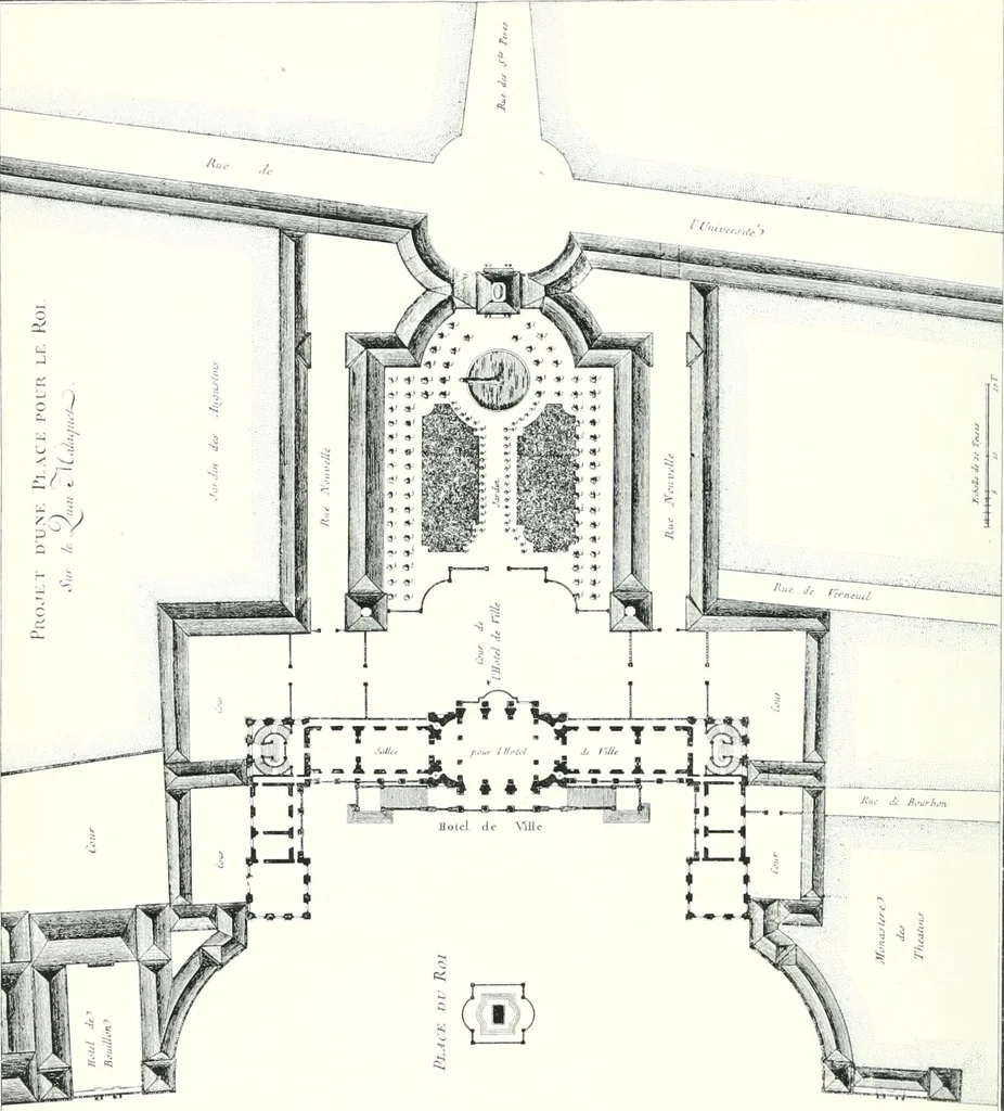 An illustration from A history of French architecture from the death of Mazarin till the death of Louis XV, 1661-1774, 1921, leaf 270