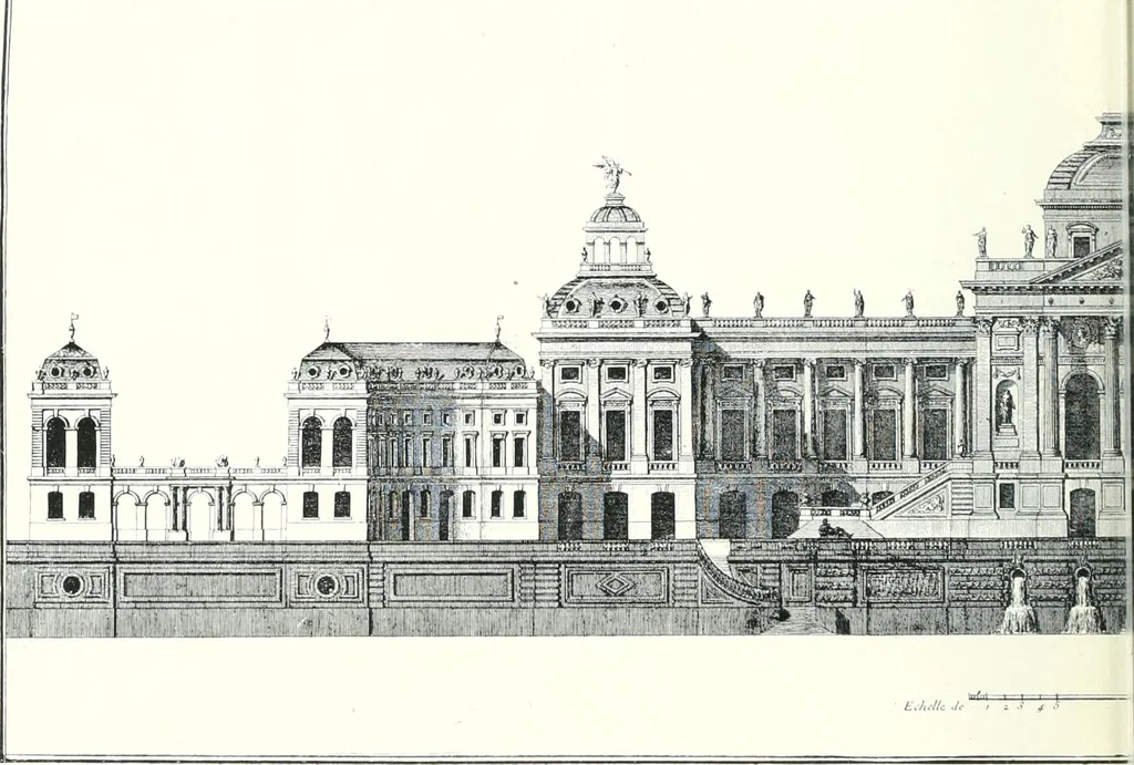 An illustration from A history of French architecture from the death of Mazarin till the death of Louis XV, 1661-1774, 1921, leaf 272