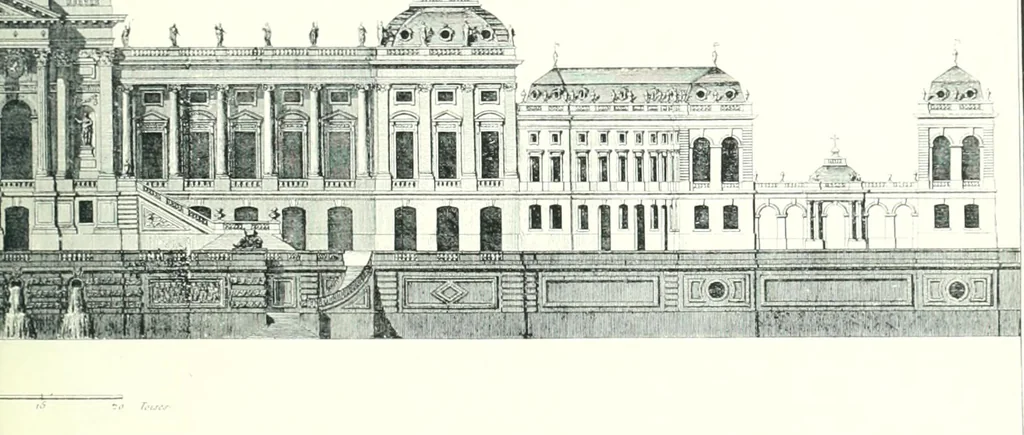 An illustration from A history of French architecture from the death of Mazarin till the death of Louis XV, 1661-1774, 1921, leaf 273