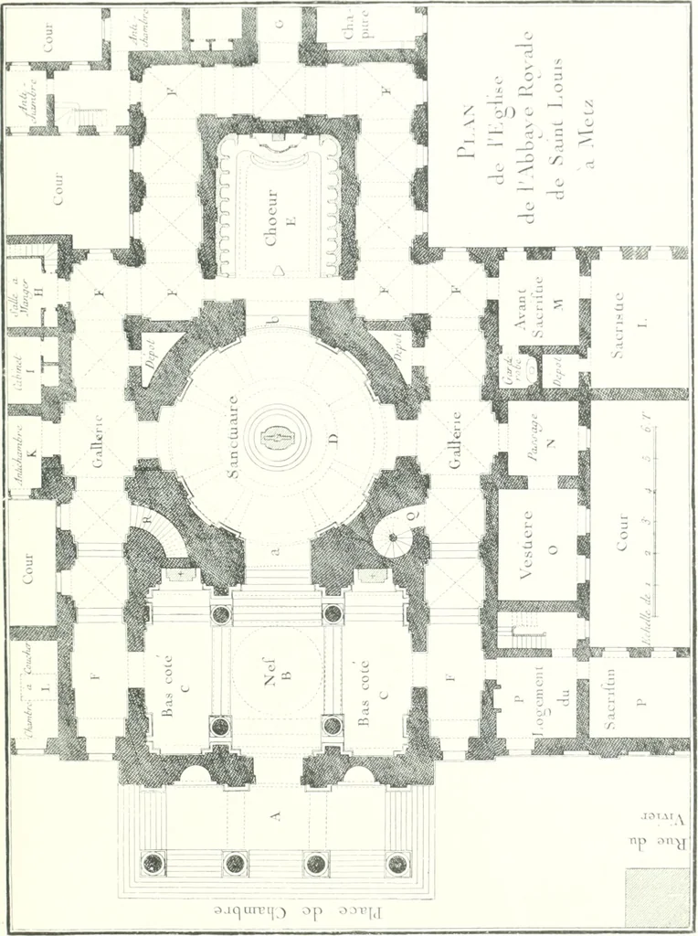 An illustration from A history of French architecture from the death of Mazarin till the death of Louis XV, 1661-1774, 1921, leaf 281