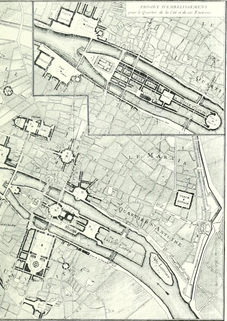 An illustration from A history of French architecture from the death of Mazarin till the death of Louis XV, 1661-1774, 1921, leaf 291