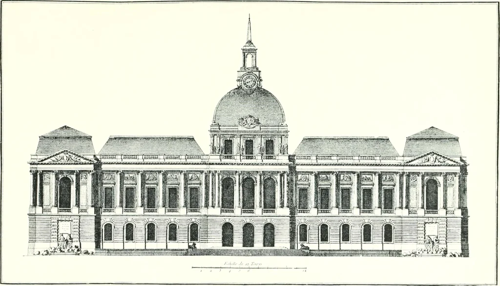 An illustration from A history of French architecture from the death of Mazarin till the death of Louis XV, 1661-1774, 1921, leaf 335