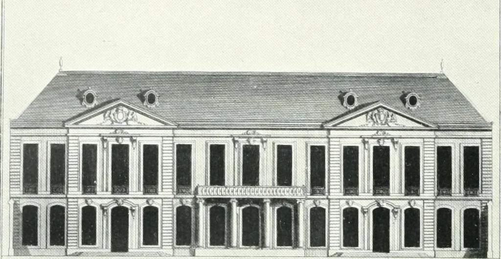 An illustration from A history of French architecture from the death of Mazarin till the death of Louis XV, 1661-1774, 1921, leaf 34