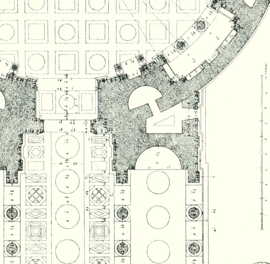 An illustration from A history of French architecture from the death of Mazarin till the death of Louis XV, 1661-1774, 1921, leaf 61