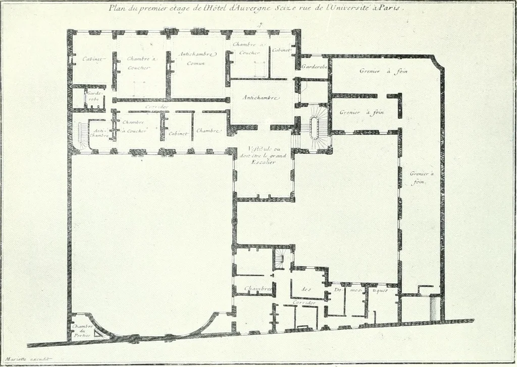 An illustration from A history of French architecture from the death of Mazarin till the death of Louis XV, 1661-1774, 1921, leaf 76