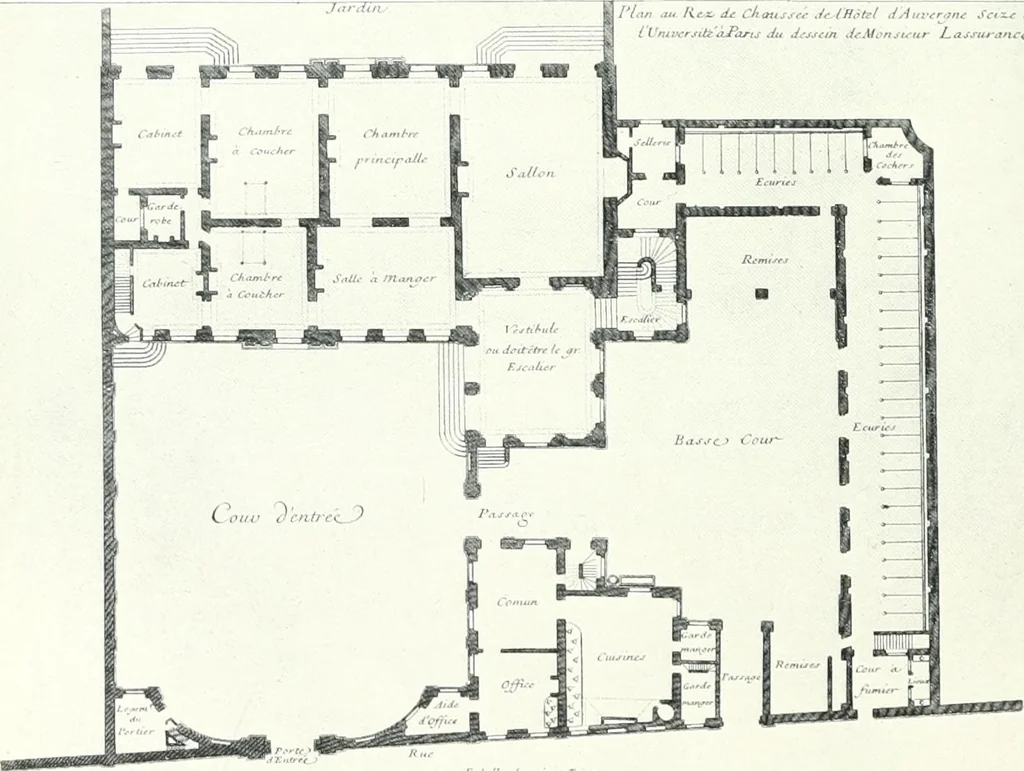 An illustration from A history of French architecture from the death of Mazarin till the death of Louis XV, 1661-1774, 1921, leaf 76