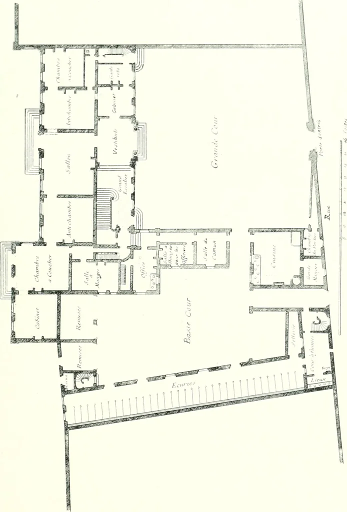 An illustration from A history of French architecture from the death of Mazarin till the death of Louis XV, 1661-1774, 1921, leaf 77
