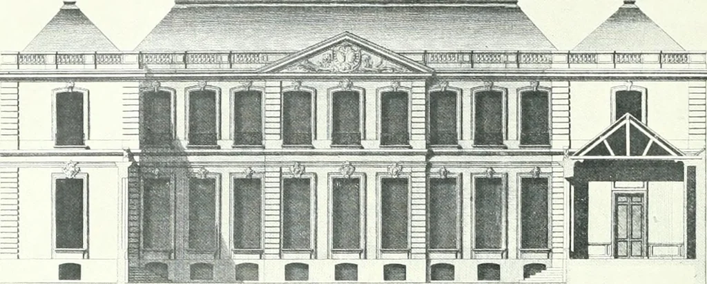 An illustration from A history of French architecture from the death of Mazarin till the death of Louis XV, 1661-1774, 1921, leaf 78