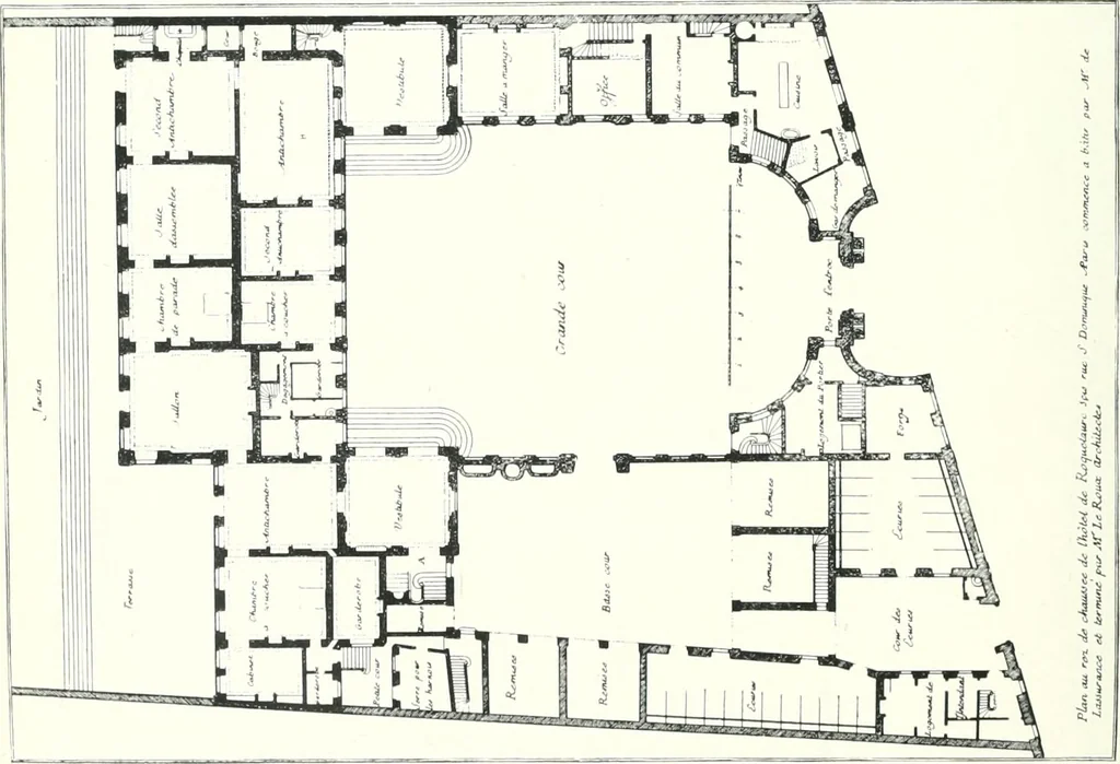 An illustration from A history of French architecture from the death of Mazarin till the death of Louis XV, 1661-1774, 1921, leaf 78