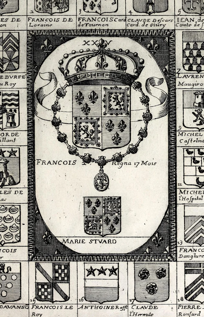 An illustration from [French armorial of the mid 17th century], 1638, leaf 113
