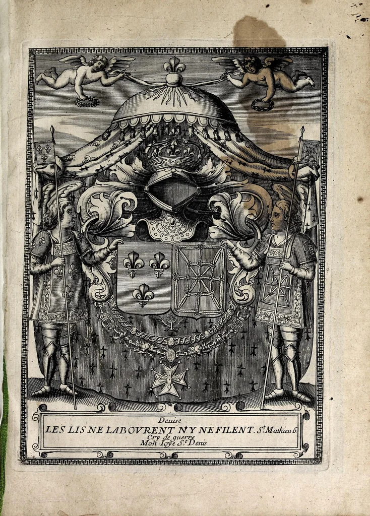 An illustration from [French armorial of the mid 17th century], 1638, leaf 39