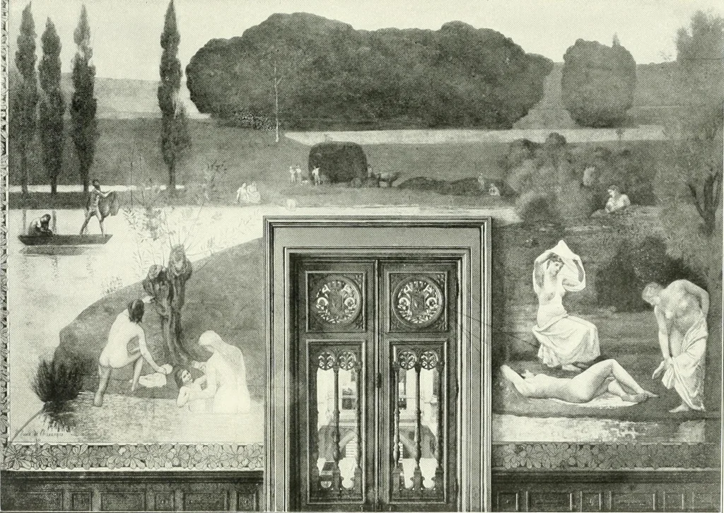 An illustration from French art, classic and contemporary, painting and sculpture, 1901, leaf 157