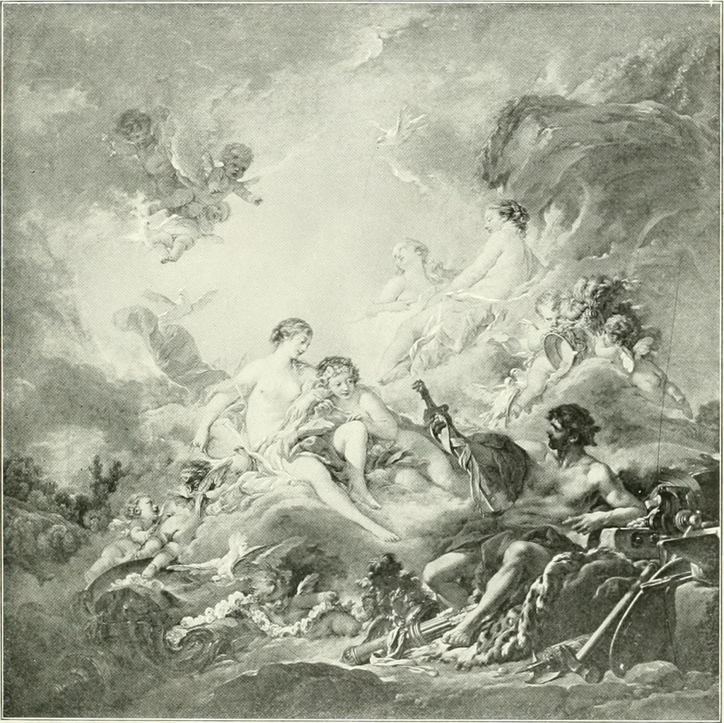 An illustration from French art, classic and contemporary, painting and sculpture, 1901, leaf 57