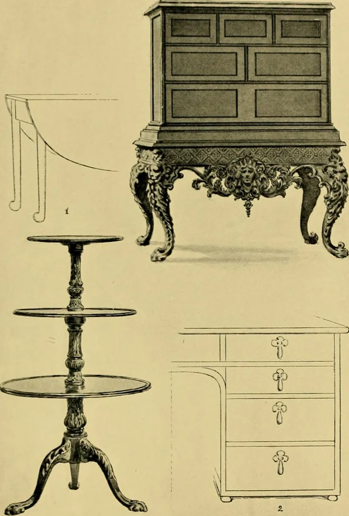 An illustration from French and English furniture;, 1903, leaf 283