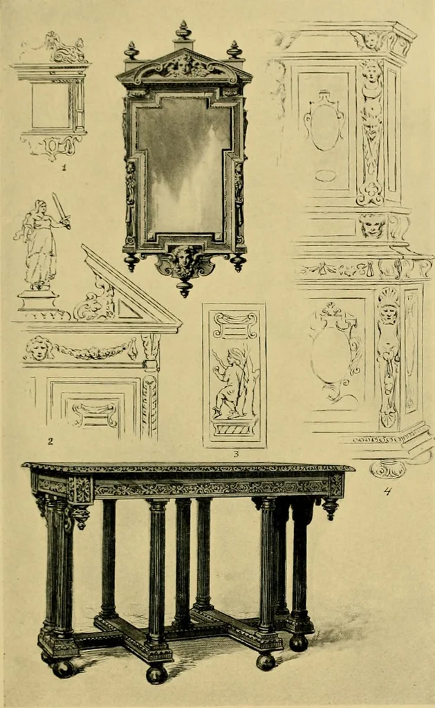 An illustration from French and English furniture;, 1903, leaf 37