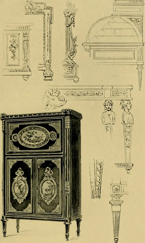An illustration from French and English furniture;, 1903, leaf 479