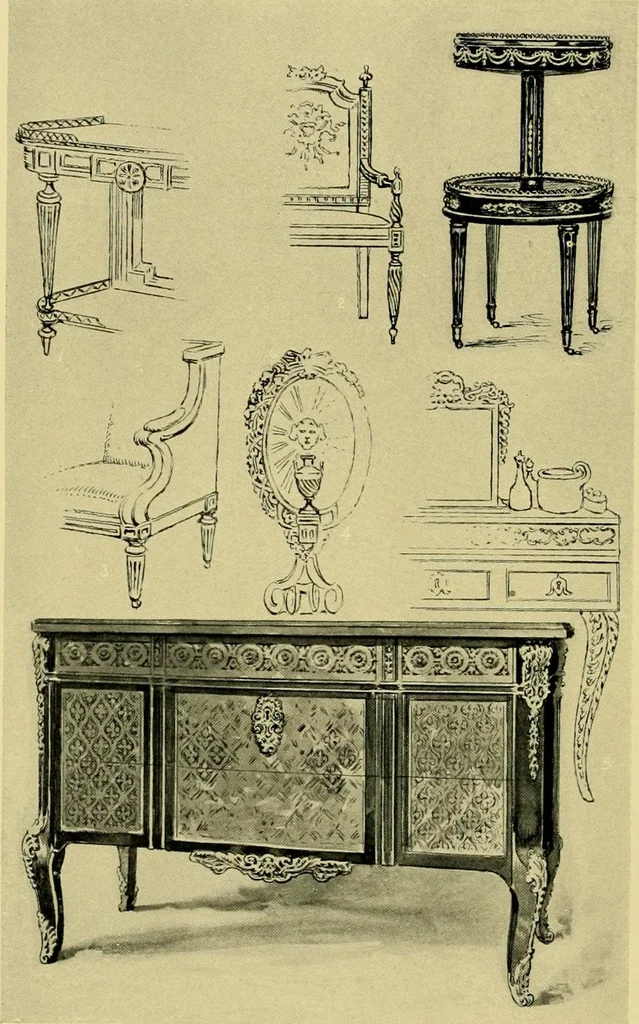 An illustration from French and English furniture;, 1903, leaf 490