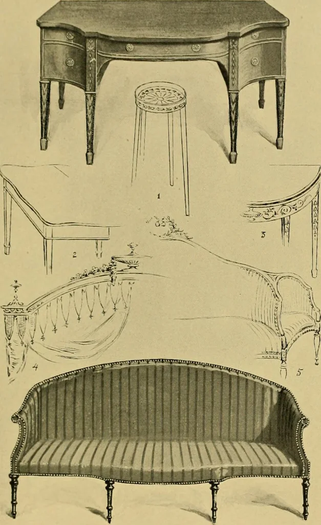 An illustration from French and English furniture;, 1903, leaf 541