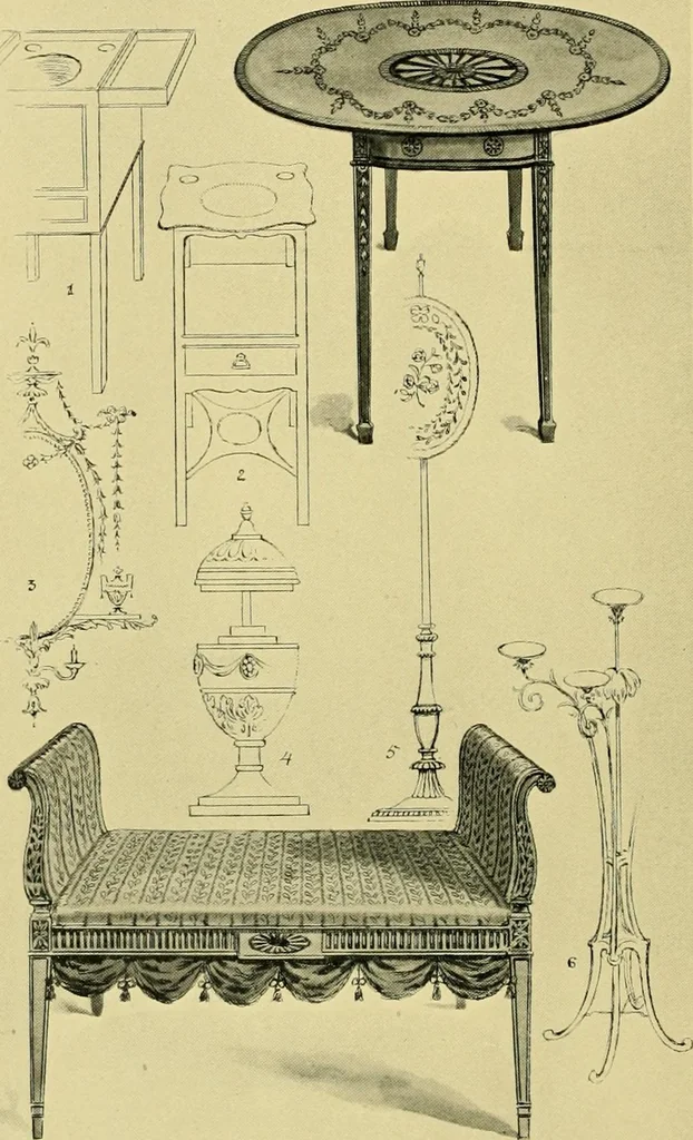 An illustration from French and English furniture;, 1903, leaf 548