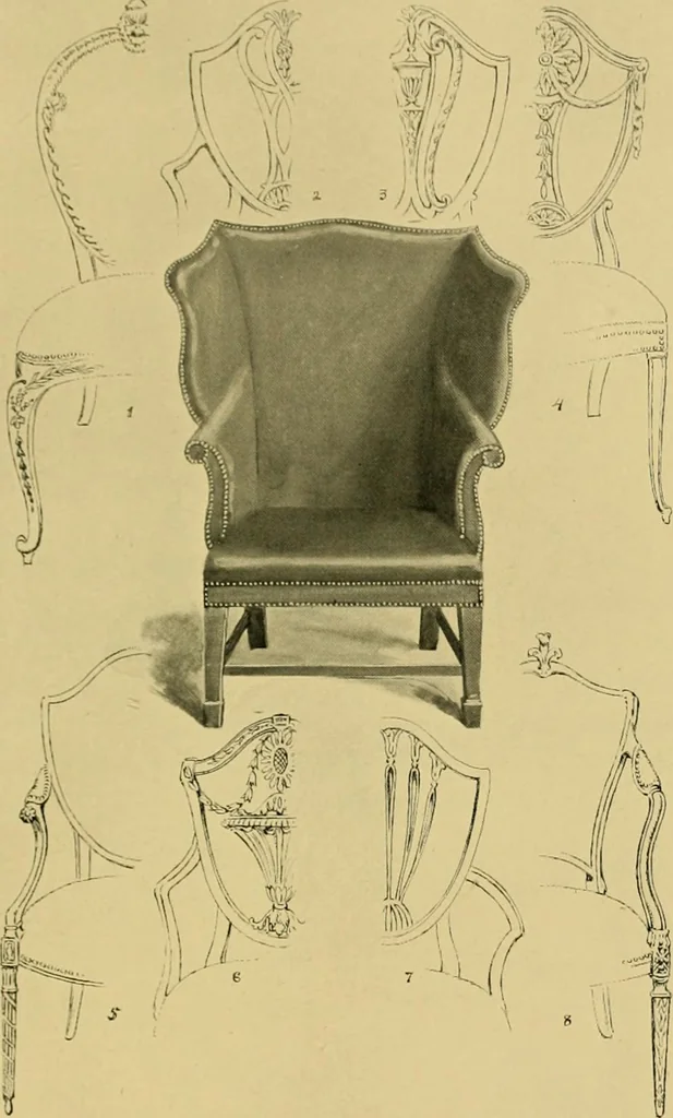 An illustration from French and English furniture;, 1903, leaf 555